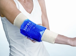 Icing the elbow- West Hollywood chiropractor
